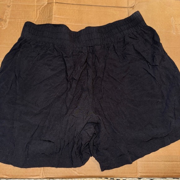 Wildfox Black Shorts Casual Comfy Lounge Elastic Waist Womens - Picture 4 of 4